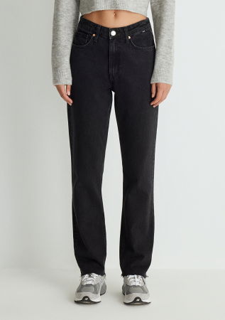 Straight - Mavi Blugi Negri New York Straight Femei