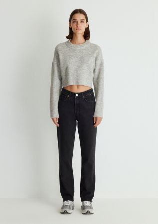 Straight - Mavi Blugi Negri New York Straight Femei