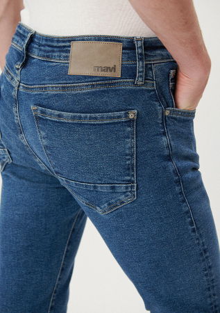 Mavi Мужские Джинсы Темно-Синие Leo Skinny [5]