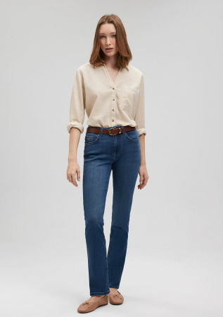 Straight - Mavi Blugi Albastri Kendra Straight Femei