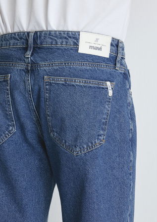 Mavi Мужские Джинсы Темно-Синие Lisbon Loose Straight [6]