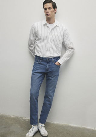 JEANS - Mavi Blugi Albastri London Tapered Barbati