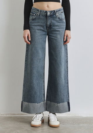 ЖЕНЩИНЫ - Mavi Джинсы Dark Used EMILIA Wide Leg