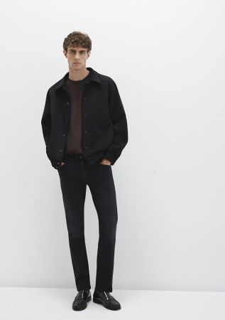 JEANS - Mavi Blugi Negri Marcus Slim Straight Barbati