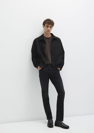 JEANS - Mavi Blugi Negri Marcus Slim Straight Barbati