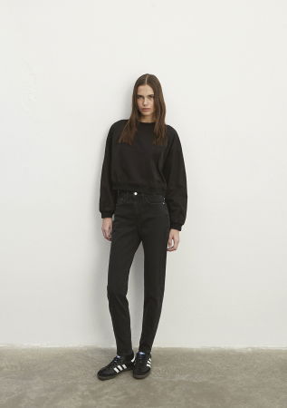 Boyfriend - Mavi Женские Джинсы Тёмные Серые Cindy Mom