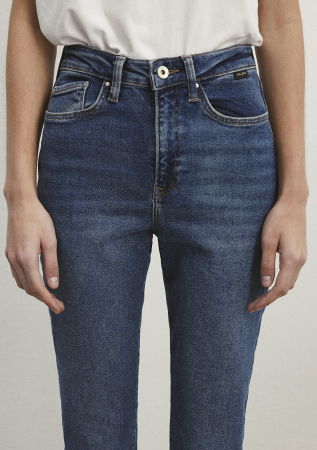 Mavi Женские Джинсы Темно-Синие Star Mom [6]