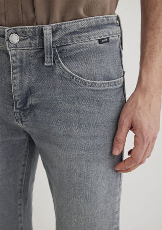 BARBATI - Mavi Blugi Gri Deschis Bottom Skinny Barbati