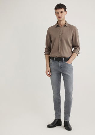 JEANS - Mavi Blugi Gri Deschis Bottom Skinny Barbati