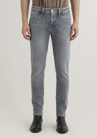 BARBATI - Mavi Blugi Gri Deschis Bottom Skinny Barbati