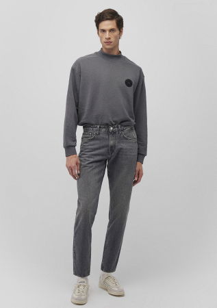 BARBATI - Mavi Blugi Gri Inchis London Tapered Barbati