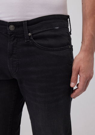 BARBATI - Mavi Blugi Negri Hunter Straight Barbati