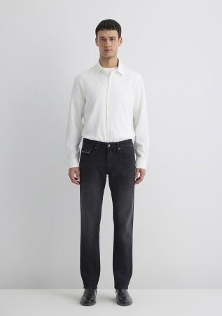 Mavi Мужские Джинсы Чёрные Hunter Straight [4]