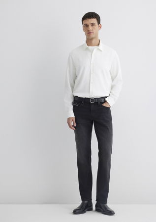 Mavi Мужские Джинсы Чёрные Hunter Straight [3]