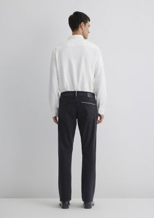 Mavi Мужские Джинсы Чёрные Hunter Straight [5]