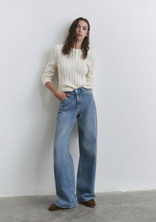 JEANS - Mavi Blugi Albastri CANDY Baggy Femei