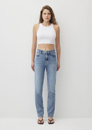 Mavi Blugi Albastri Rockstar Straight Femei [2]