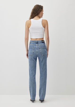 Mavi Blugi Albastri Rockstar Straight Femei [4]