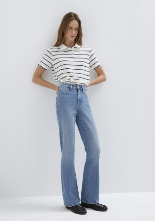 FEMEI - Blugi Albastri MIAV Flare, Bootcut Femei