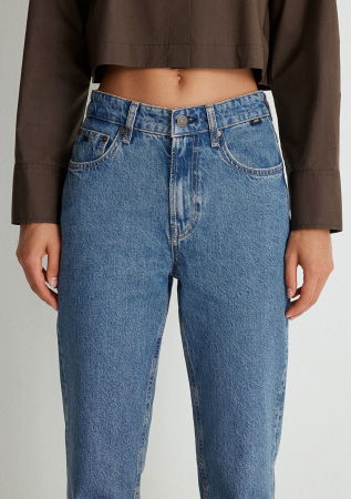 Mavi Женские Джинсы Синие New York Straight [8]