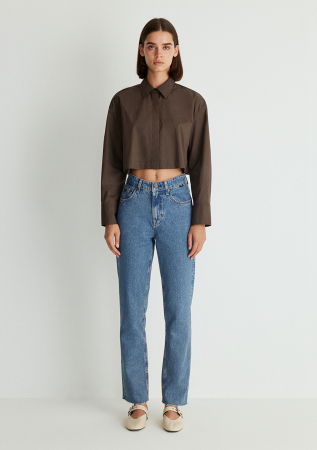 Straight - Mavi Женские Джинсы Синие New York Straight