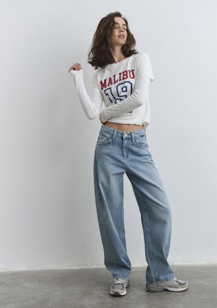 ЖЕНЩИНЫ - Mavi Джинсы Mid Blue Lisa Baggy