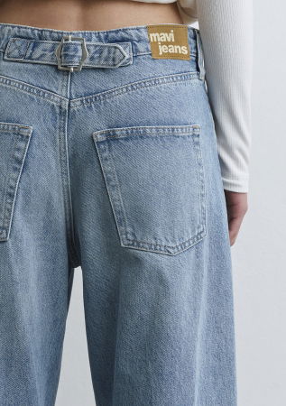 Mavi Джинсы Mid Blue Lisa Baggy [9]