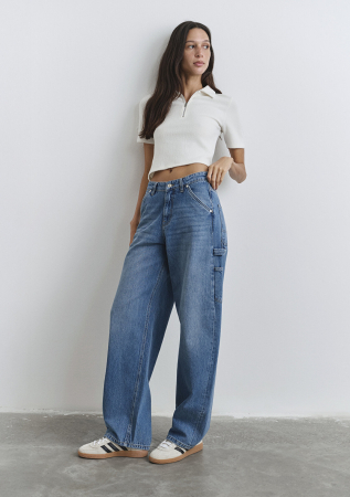 FEMEI - Mavi Blugi Albastri BERRY Baggy Femei