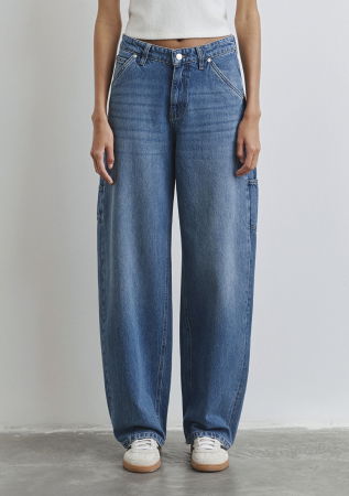 Baggy - Mavi Джинсы Mid Brushed BERRY Baggy