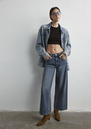 Wide Leg - Mavi Джинсы Mid Used SIENA Wide Leg