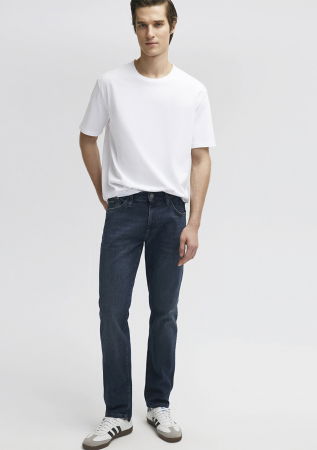 BARBATI - Mavi Blugi Navy Martin Regular Straight Barbati