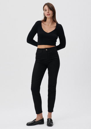FEMEI - Mavi Blugi Negri Cindy Mom Femei
