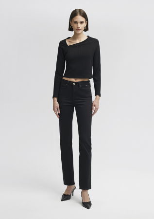 ДЖИНСЫ - Mavi Женские Джинсы Чёрные Kendra Straight