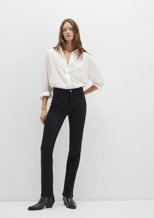 FEMEI - Blugi Negri Kendra Straight Femei