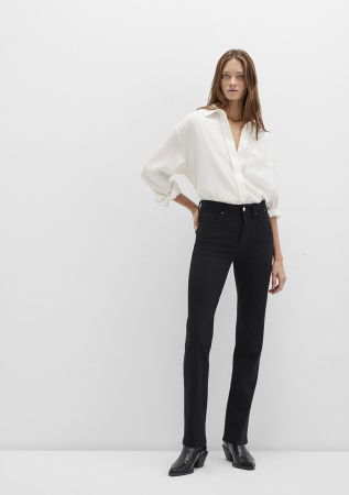 FEMEI - Blugi Negri Kendra Straight Femei