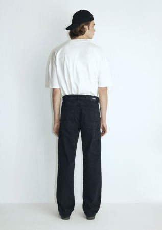 JEANS - Mavi Blugi Negri Oxford Loose Barbati