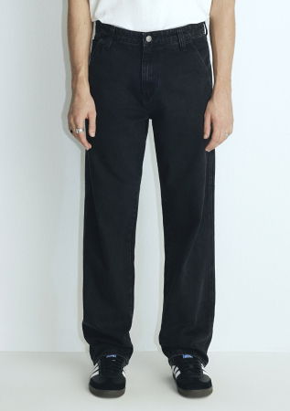 JEANS - Mavi Blugi Negri Oxford Loose Barbati