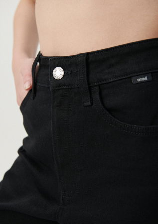 Mavi Женские Джинсы Чёрные Star Mom [8]