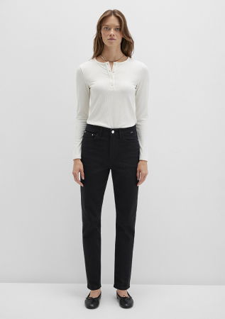 Boyfriend - Mavi Blugi Negri Star Mom Femei