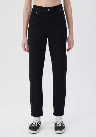 JEANS - Mavi Blugi Negri Star Mom Femei