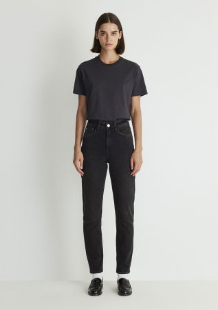 Boyfriend - Mavi Blugi Negri Star Mom Femei