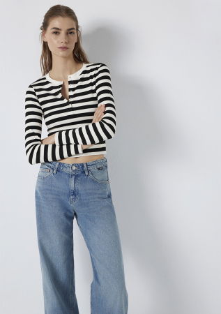 FEMEI - Mavi Bluza Alba  Femei