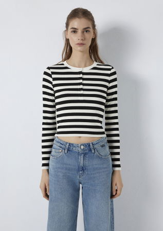 FEMEI - Mavi Bluza Alba  Femei