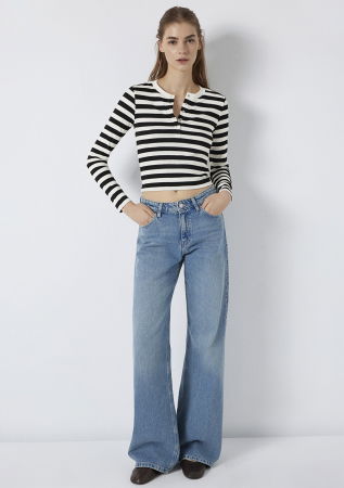 FEMEI - Mavi Bluza Alba  Femei