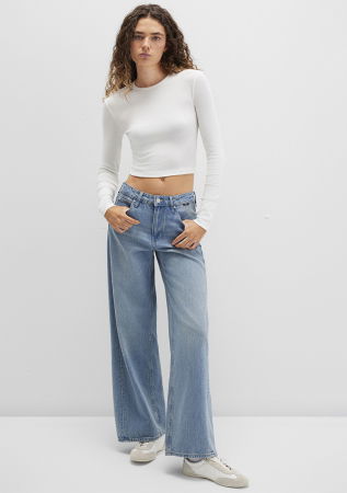 Толстовки - Mavi Свитшот Antique White Crop