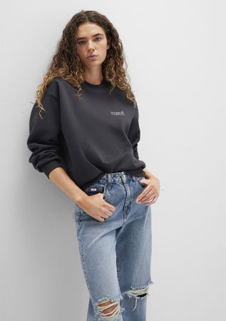 FEMEI - Mavi Bluza Gri Inchis Loose Femei