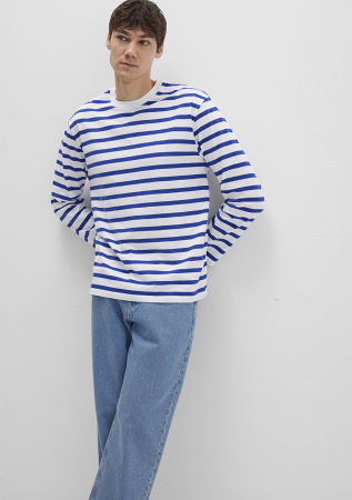 BARBATI - Mavi Bluza Multicolor Loose Barbati