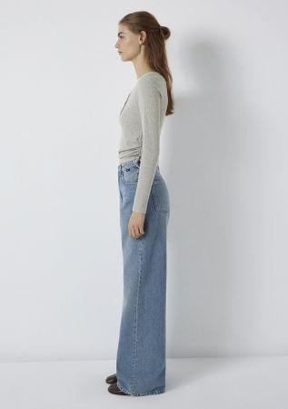 FEMEI - Mavi Bluza Gri Deschis  Femei