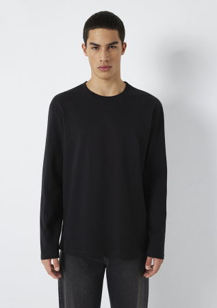 Hanorace - Bluza Neagra Loose Barbati