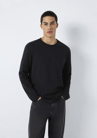 Hanorace - Bluza Neagra Loose Barbati